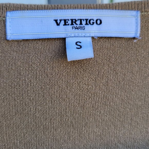Vertigo Paris | 2pc Sweater Set | Women's S like new Business Casual Tan Brown - Picture 14 of 16